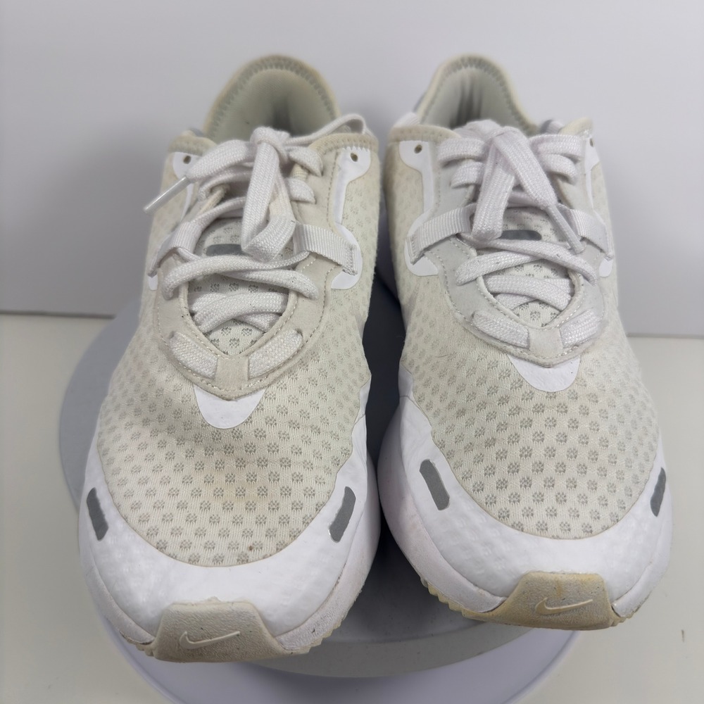 Nike Repel Womens Running Shoes White Silver Burgundy Reflective Sneakers 9 - Picture 6 of 16